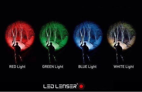 Основные цвета светодиодного фонаря LED Lenser T Square QC