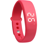 Термометр в фитнес-браслете SKMEI W5 - Красный