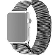 Ремешок для Apple Watch 1-6/SE 38/40 мм миланская петля InnoZone - Dark Gray (APWTMS38-18)