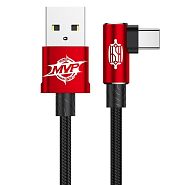 Кабель USB 2.0 A (m) - USB Type-C (m) 1м угловой Baseus MVP Elbow Type - Красный (CATMVP-A09)