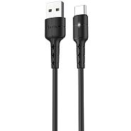 Кабель USB 2.0 A (m) - USB Type-C (m) 1.2м Hoco X30 Star - Черный