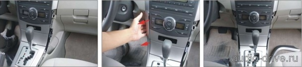 Как снять головное устройство Toyota Corolla-2