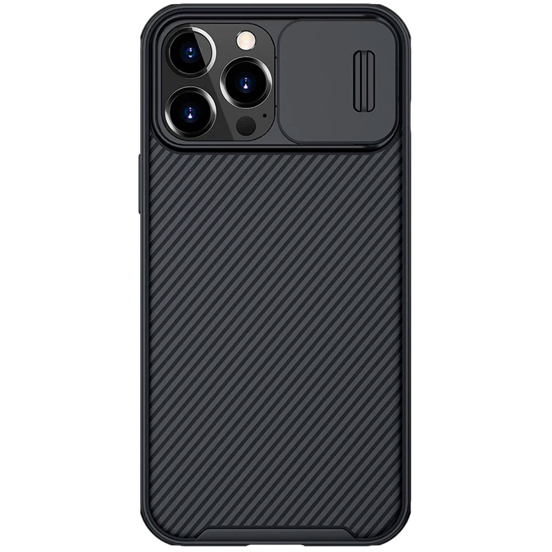 Чехол для iPhone 13 Pro с защитой камеры Nillkin CamShield Pro Magnetic Case - Черный