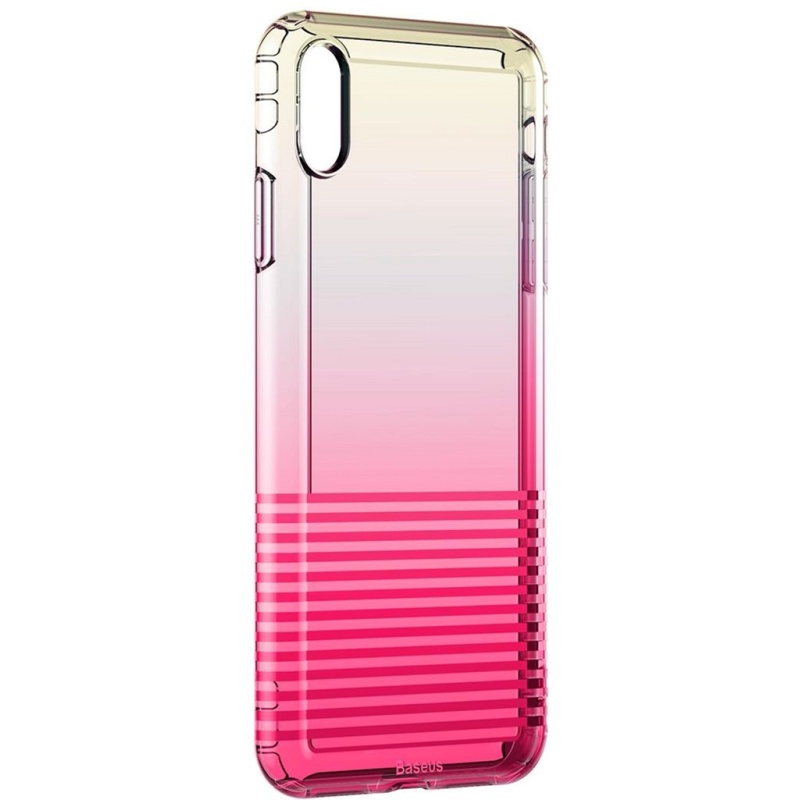 Чехол для iPhone XR Baseus Colorful Airbag Protection - Розовый (WIAPIPH61-XC04)