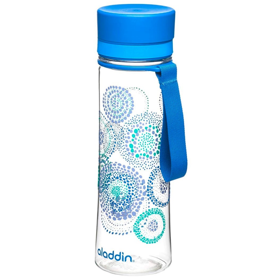 Бутылка для воды 0.6л Aladdin Aveo - Синий узор (10-01102-077)