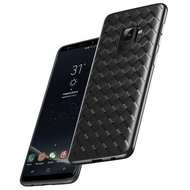 Чехол для Samsung Galaxy S9 Baseus BV Weaving - Черный (WISAS9-BV01)