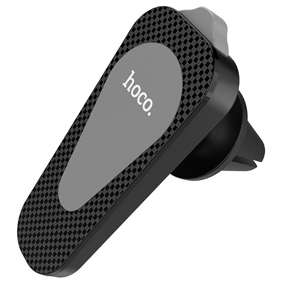 Автомобильный держатель для телефона в дефлектор магнитный Hoco CA37 - Черный