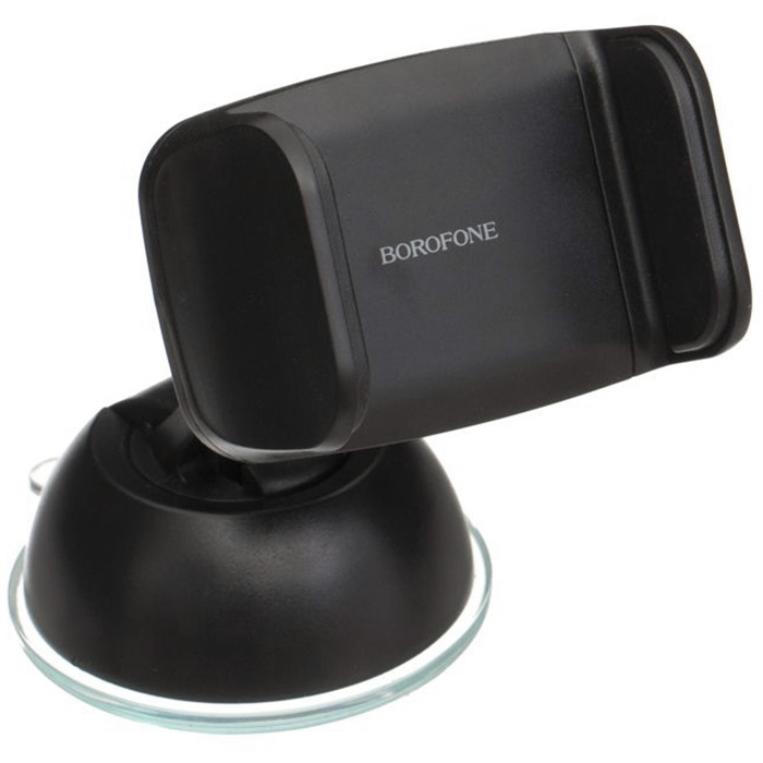 Автомобильный держатель для телефона на присоске Borofone BH4 Joydock - Черный