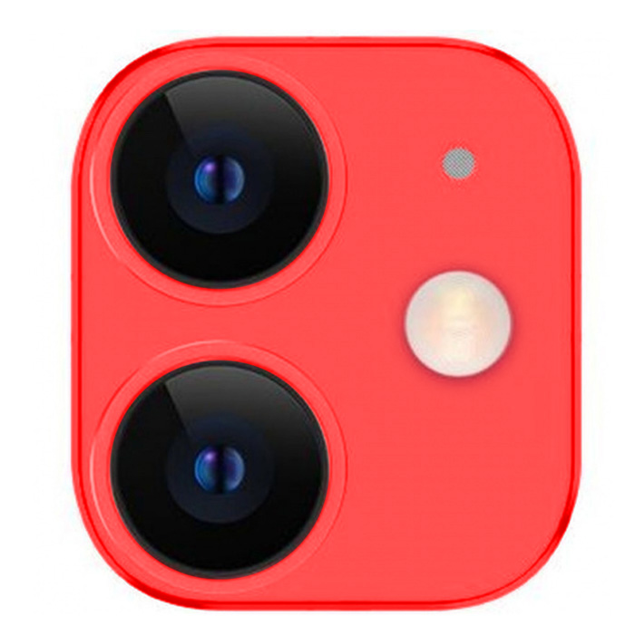 Защитное стекло для камеры iPhone 11 TOTU AB-049 - Красное