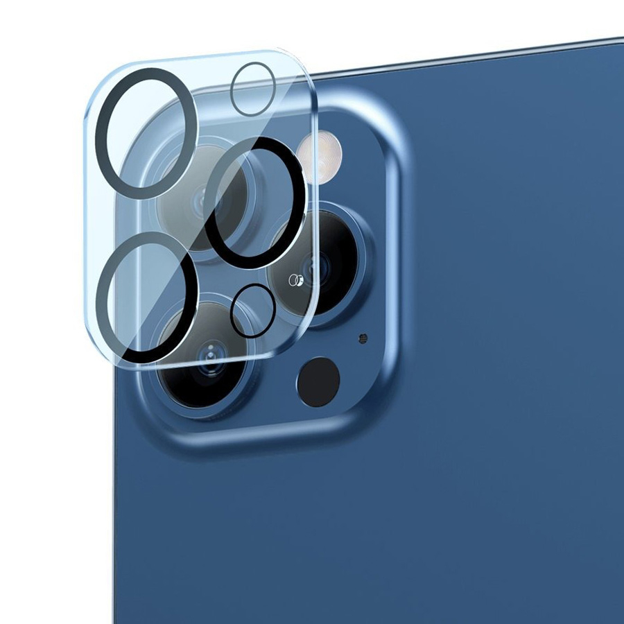 Комплект защитных стекол для камеры iPhone 12 Pro Max 2шт Baseus Full-frame (SGAPIPH67P-AJT02)