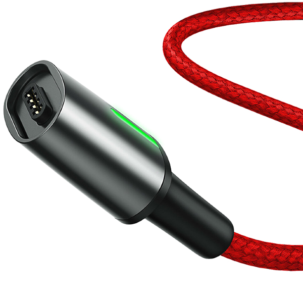 Магнитный кабель USB 2.0 A (m) - Lightning (m) 1м Baseus Zinc Magnetic Cable - Красный (CALXC-A09)