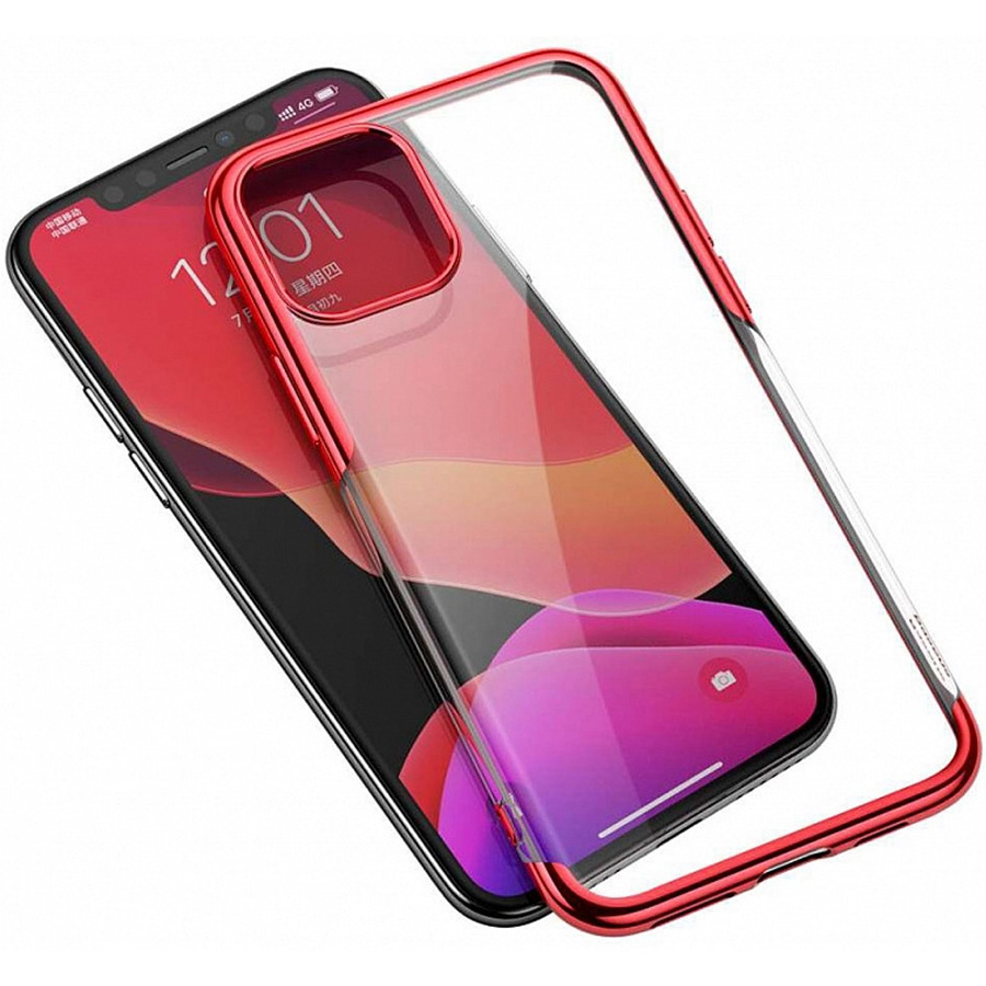 Чехол для iPhone 11 Pro Max Baseus Shining - Красный (ARAPIPH65S-MD09)
