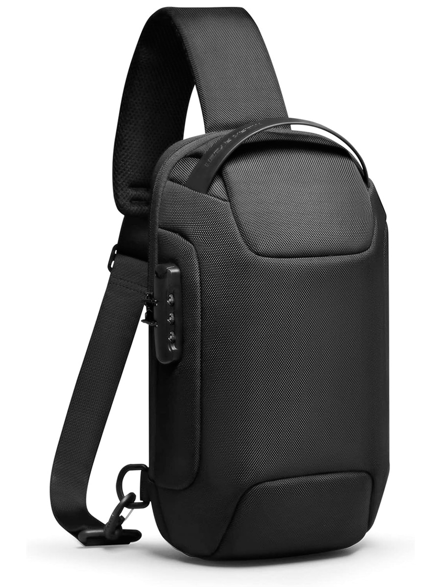 Рюкзак однолямочный с кодовым замком Mark Ryden MR7116 - Черный