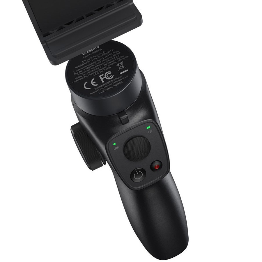 Стабилизатор для телефона Baseus Control Smartphone Handheld Gimbal Stabilizer - Темно-серый (SUYT-0G)