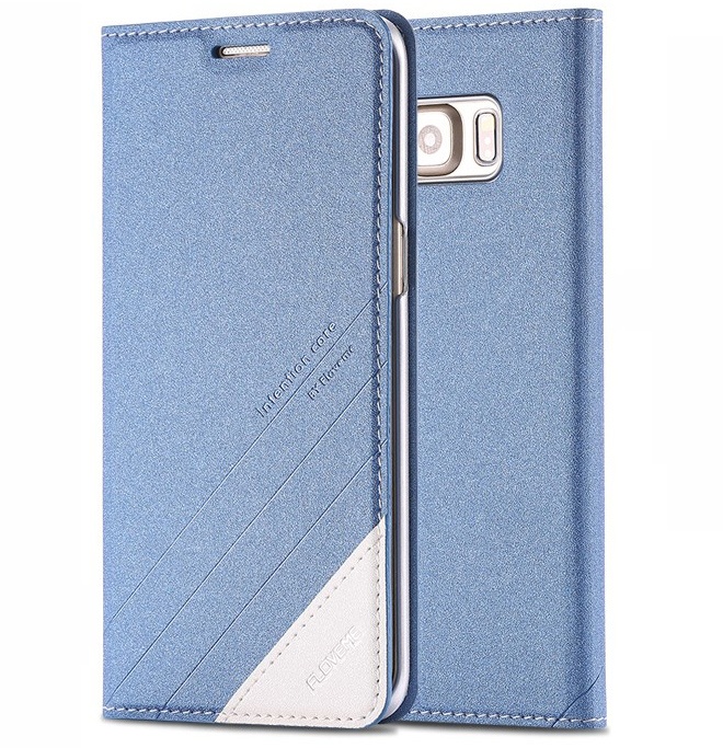 Чехол-книжка для Samsung Galaxy S7 Edge FLOVEME - Синий