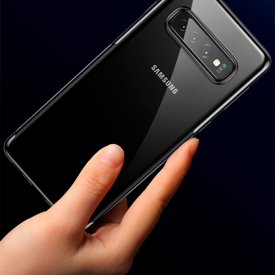 Чехол для Samsung Galaxy S10 Baseus Shining - Черный (ARSAS10-MD01)