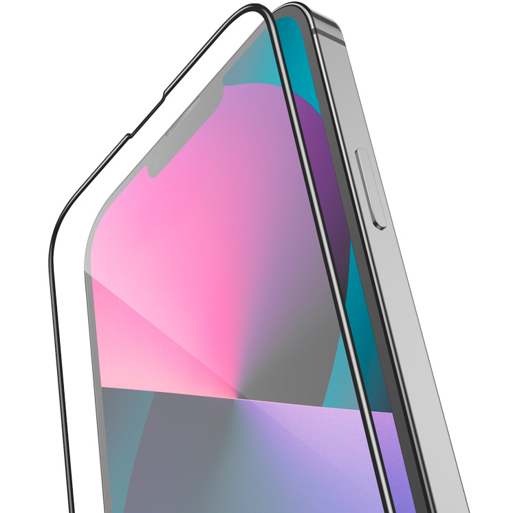 Защитное стекло для iPhone 13 mini Hoco Nano 3D Full Screen Edges A12 - Черное