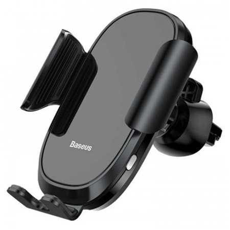 Автомобильный держатель для телефона в дефлектор Baseus Smart Car Mount Cell - Черный (SUGENT-ZN01)