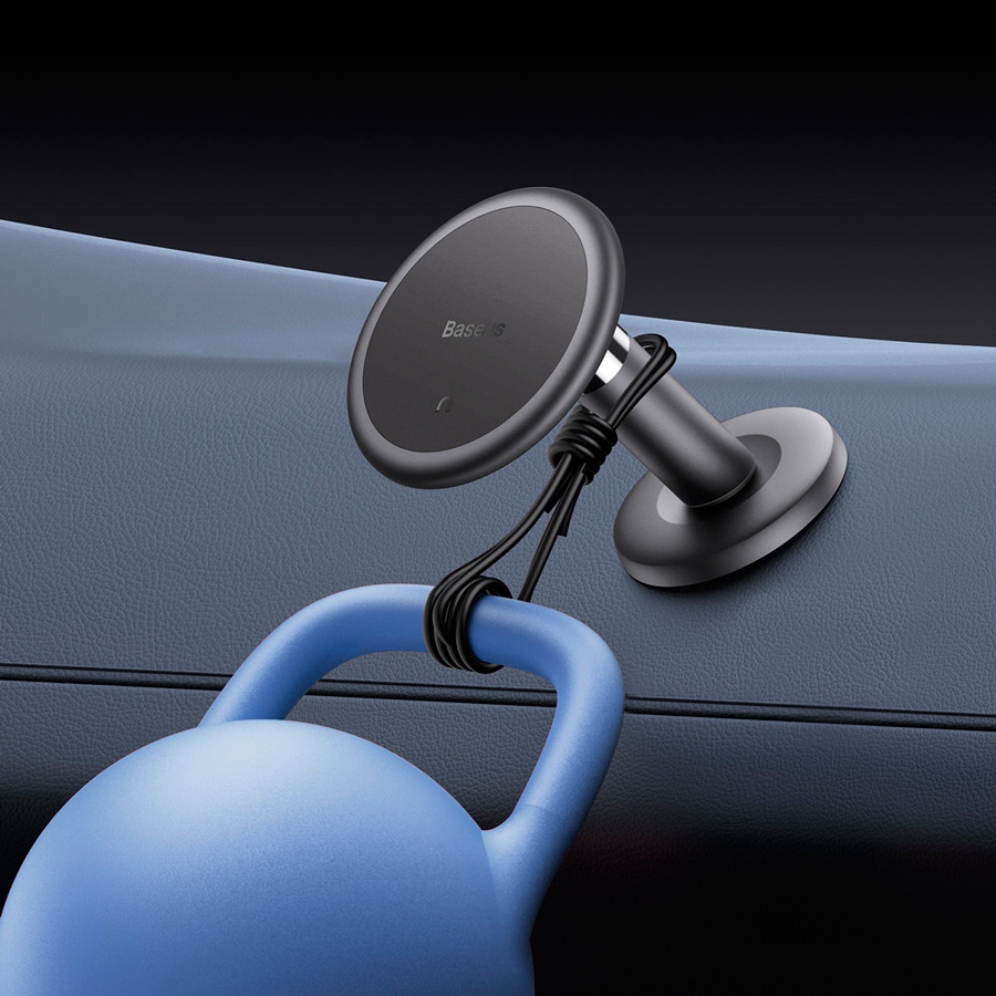 Автомобильный держатель для телефона на торпеду магнитный Baseus C01 Magnetic - Черный (SUCC000001)