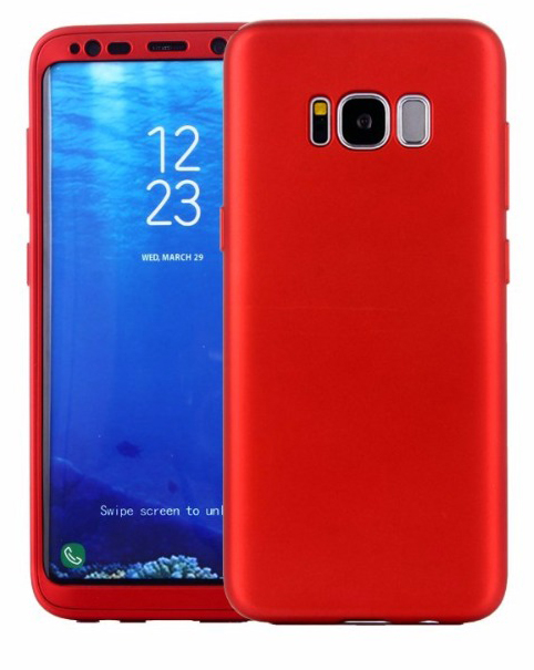 Чехол для Samsung Galaxy S8+ с защитной рамкой InnoZone - Красный
