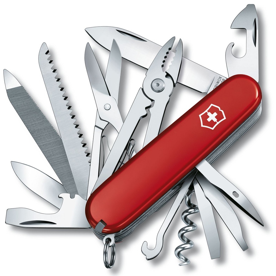 Нож перочинный 91мм Victorinox Handyman - Красный (1.3773)