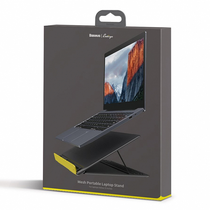 Подставка для ноутбука Baseus Mesh Portable Laptop Stand - Серая (SUDD-GY)