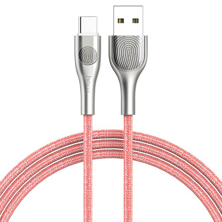 Кабель USB 2.0 A (m) - USB Type-C (m) 1.2м Hoco U59 Enlightenment - Красный