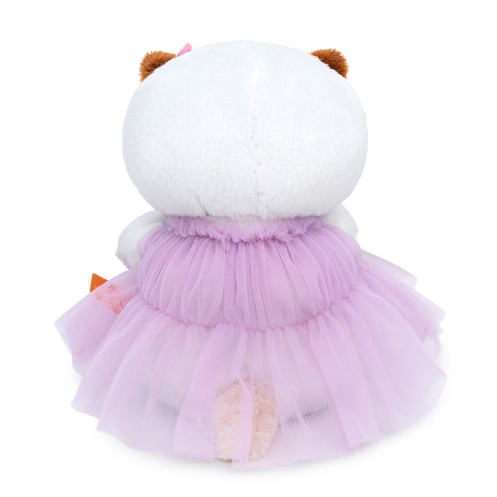 Мягкая игрушка 20см BUDI BASA Ли-Ли BABY в платье с сердечком (LB-091)