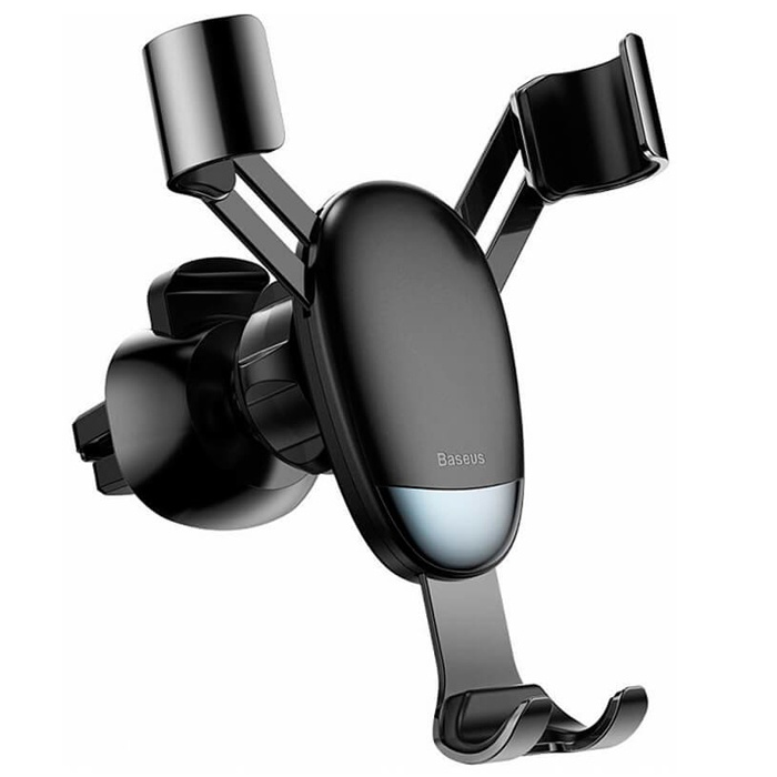 Автомобильный держатель для телефона в дефлектор Baseus Mini Gravity Holder - Черный (SUYL-G01)