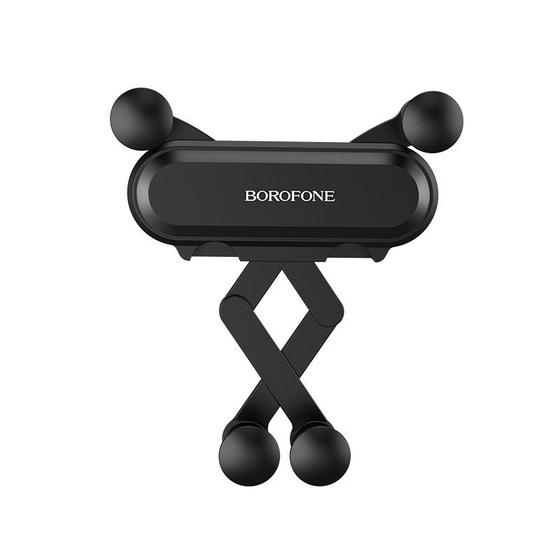 Автомобильный держатель для телефона в дефлектор Borofone BH19 Eddie - Черный