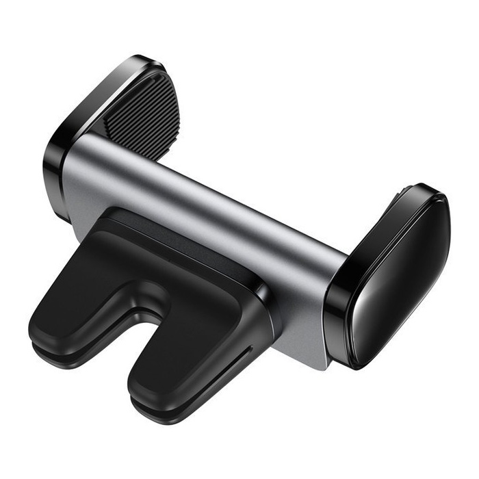 Автомобильный держатель для телефона в дефлектор Baseus Steel Cannon Air Outlet - Черный (SUGP-01)