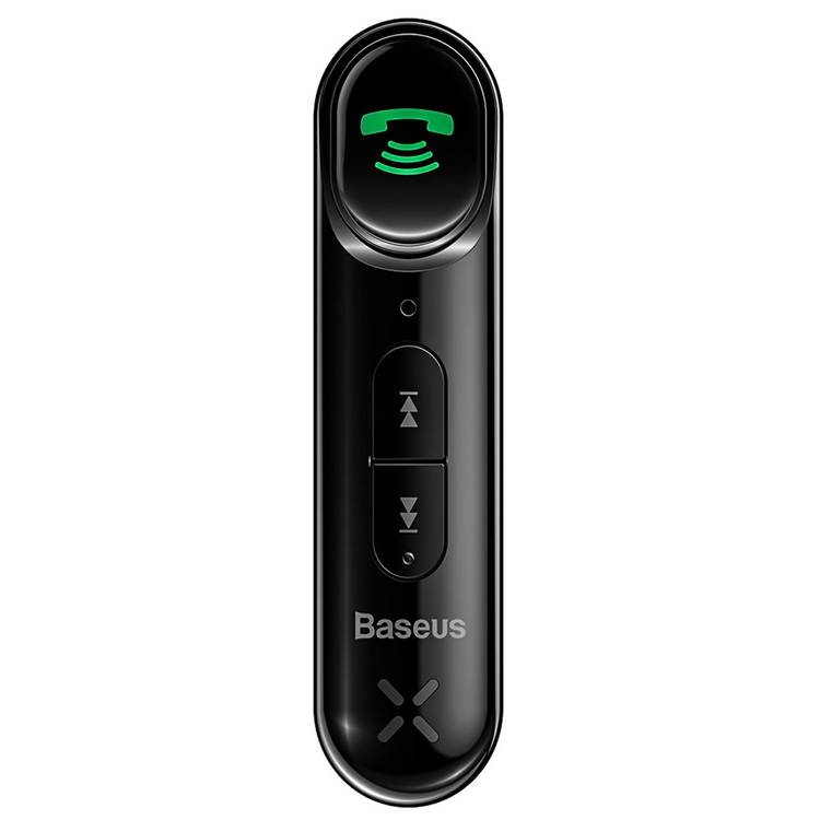 Проигрыватель Bluetooth AUX Baseus Qiyin AUX Car Receiver - Черный (WXQY-01)