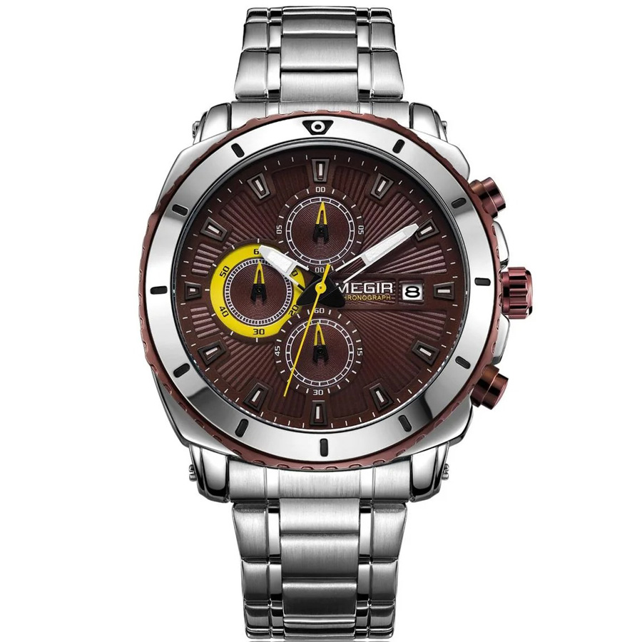 Часы мужские Megir 2075G (S/BN/Y)