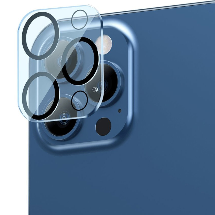 Комплект защитных стекол для камеры iPhone 12 Pro 2шт Baseus Full-frame (SGAPIPH61P-AJT02)