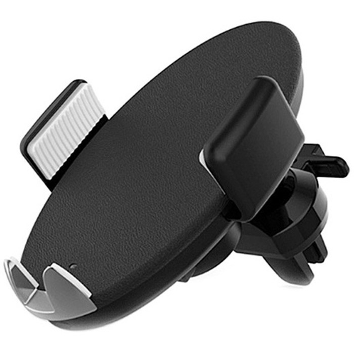 Автомобильный держатель для телефона в дефлектор с беспроводной быстрой зарядкой USAMS US-CD64 - Черный