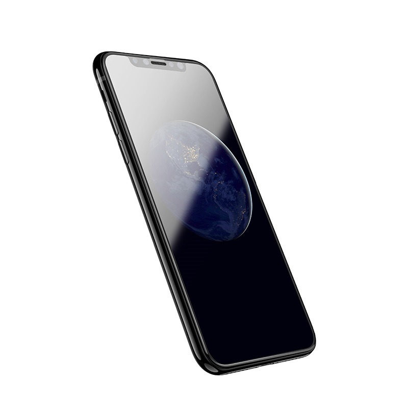 Защитное стекло для iPhone 11 Pro Max/XS Max Hoco Nano 3D Full Screen Edges A12 - Черное