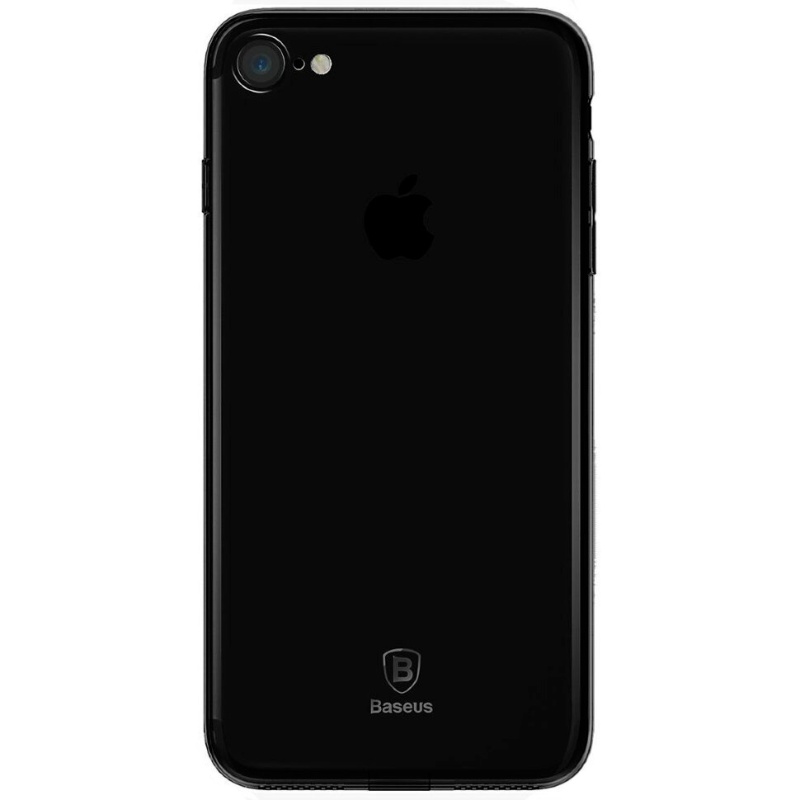 Чехол для iPhone 7/8 Baseus Simple With-Pluggy - Черный (ARAPIPH7-A01)
