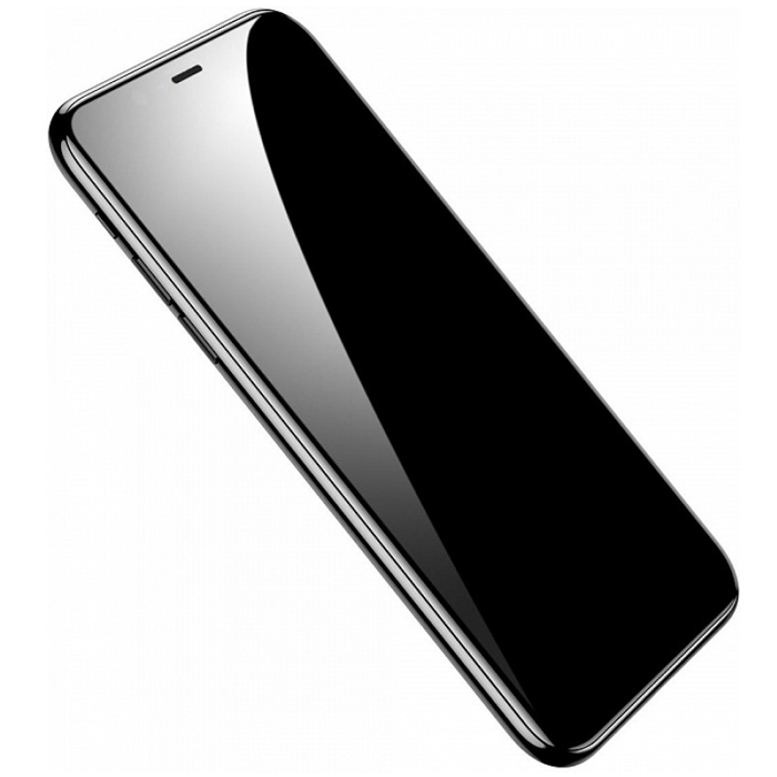 Комплект защитных стекол для iPhone 11 Pro Max/XS Max 0.3мм Baseus Full-glass - Черный (SGAPIPH65S-KC01)