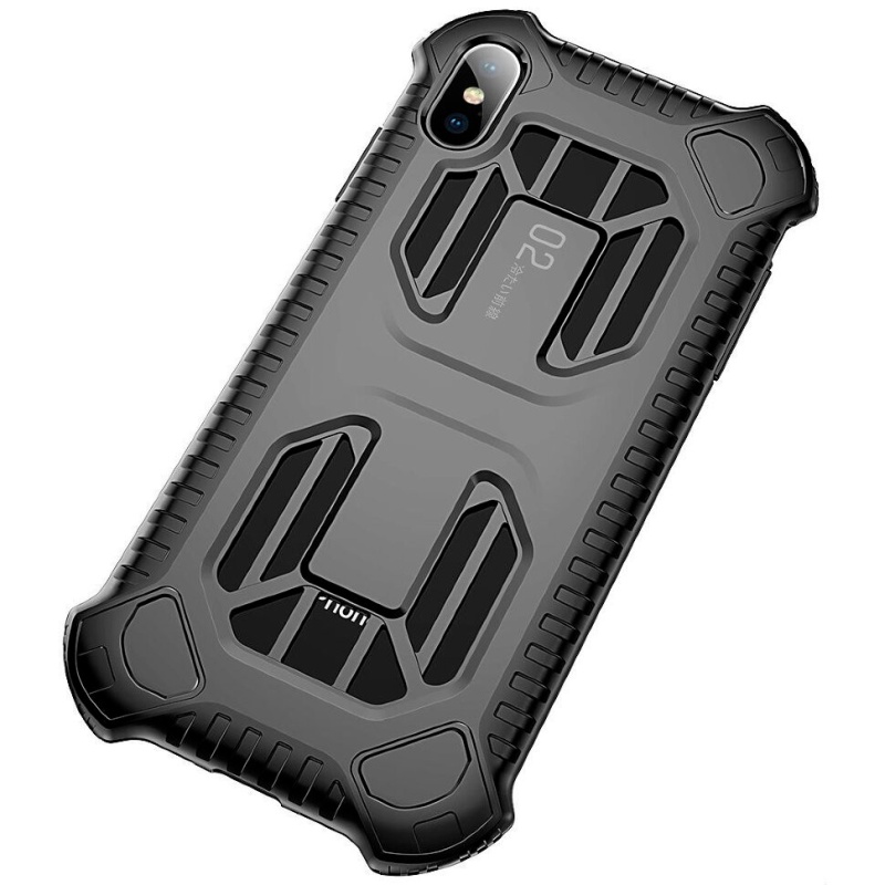 Чехол для iPhone X/XS Baseus Cold Front Cooling - Черный (WIAPIPH58-LF01)