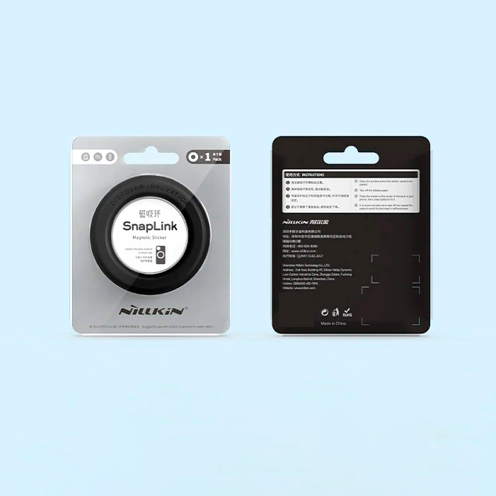 Адаптер для MagSafe Nillkin SnapLink Magnetic Sticker NKL03 - Elegant Black