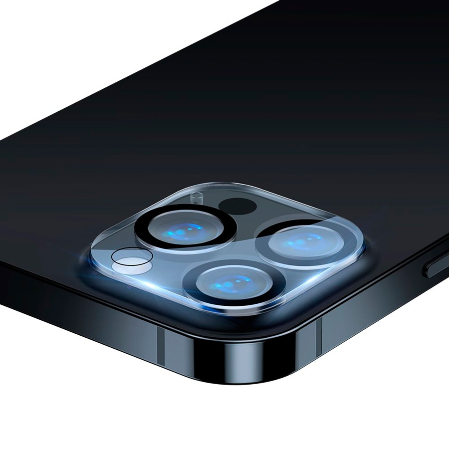 Защитное стекло для камеры iPhone 13 Pro/13 Pro Max 2шт 0.3мм Baseus Full-Frame Lens Film (SGQK000102)