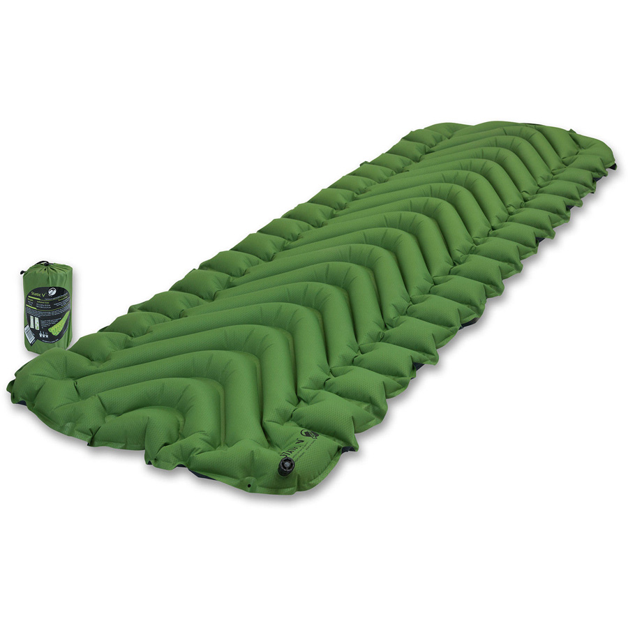 Надувной туристический коврик Klymit Static V - Зеленый (06SVGr02C)