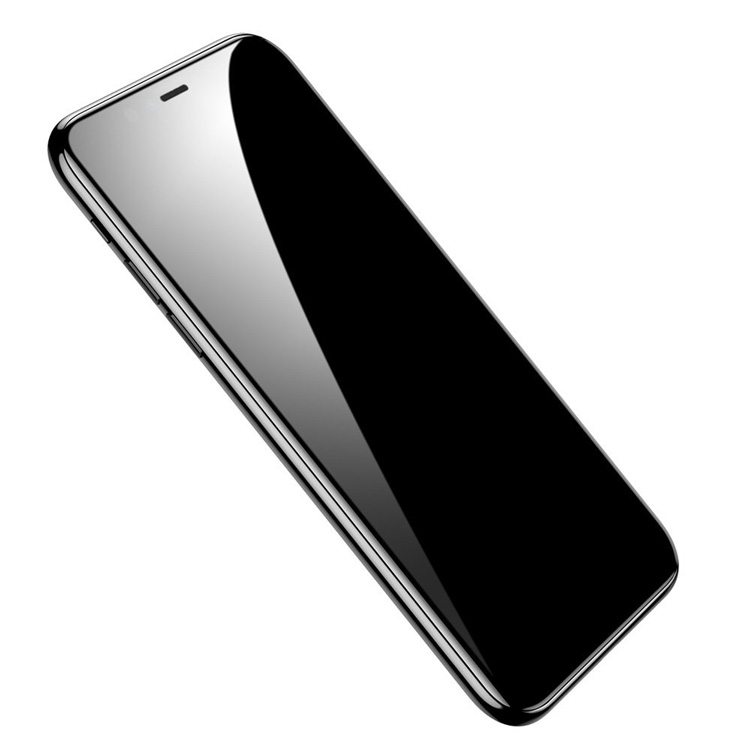 Комплект защитных стекол для iPhone 11/XR 0.3мм Baseus Full-glass - Черный (SGAPIPH61S-KC01)