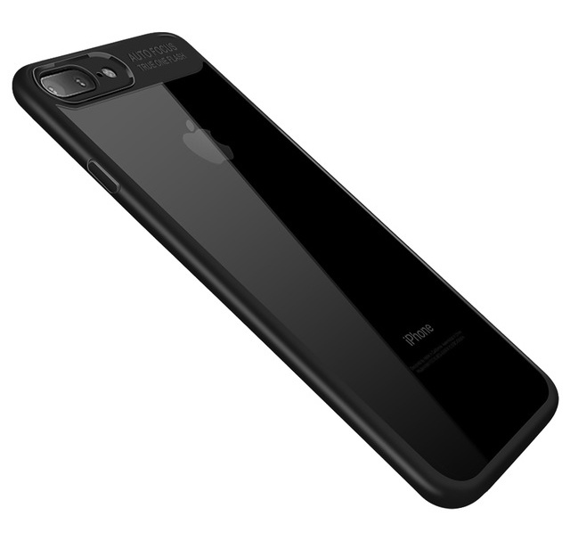 Чехол для iPhone 7 Plus/8 Plus с прозрачной задней панелью CAFELE - Черный