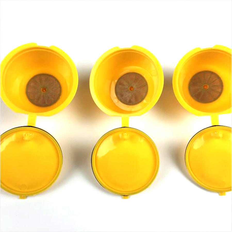Многоразовая капсула для кофейного аппарата Nescafe Dolce Gusto - Желтая