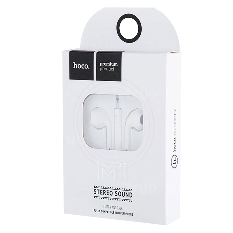 Наушники для iPhone/iPod/iPad Hoco M1 - Белые