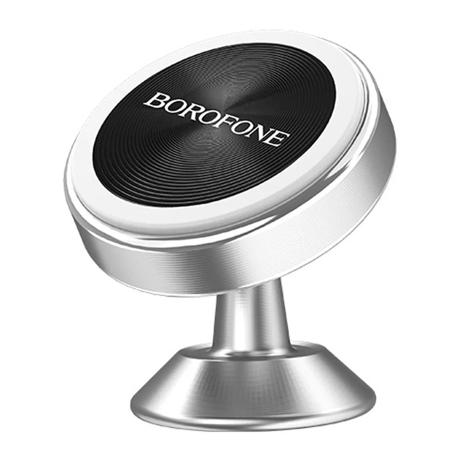 Автомобильный держатель для телефона на торпеду магнитный Borofone BH5 Platinum - Серебристый