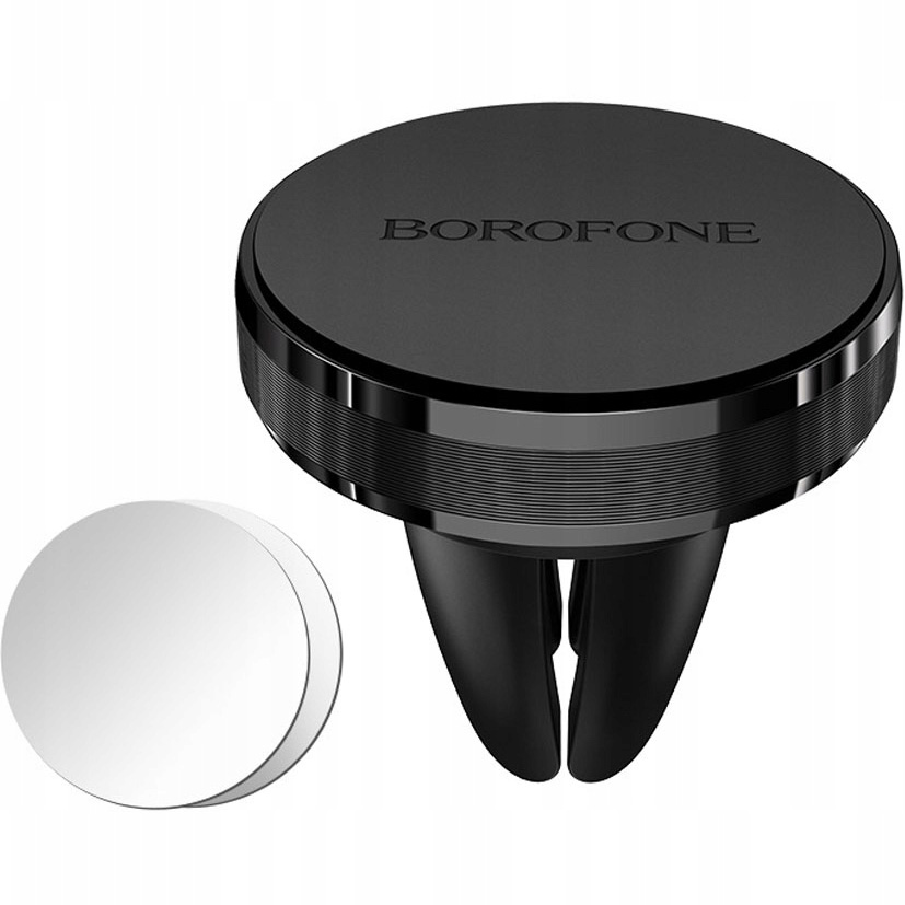Автомобильный держатель для телефона в дефлектор магнитный Borofone BH8 - Черный