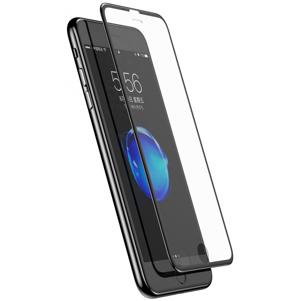 Защитное стекло для iPhone 6/6S/7/8 Baseus Anti-break Edge All-screen Arc-surface - Черное (SGAPIPH7S-ZD01)