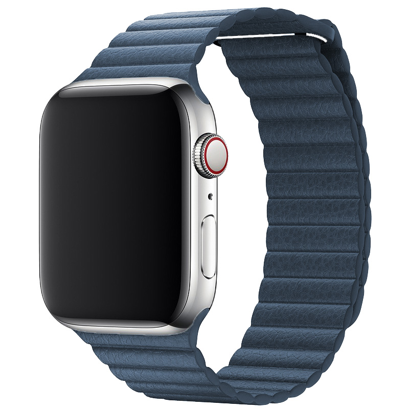 Ремешок для Apple Watch 1-6/SE 42/44 мм магнитный InnoZone - Темно-синий (APWTMA42-14)
